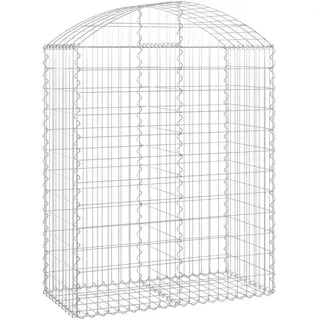 vidaXL Gabione mit Hochbogen 100 x 50 x 140 cm