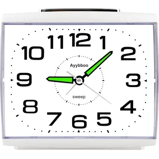Analog Wecker Ohne Ticken Seniorenwecker Nachtlicht Snooze