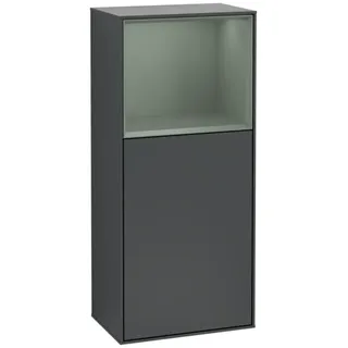 Villeroy & Boch Finion Seitenschrank 41,8 x 93,6 x 27 cm Midnight Blue Matt/Olive Matt