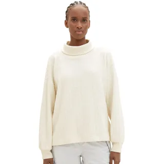 TOM TAILOR Denim Damen Cropped Basic Sweatshirt - M