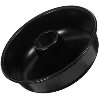 Donut Backform aus Aluminiumlegierung, Antihaft, Schwarz, Selbstgemacht | Frankfurter Kranz Backform 26cm, Glatt, Leicht, Formstabil, Platzsparend, zum Backen