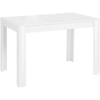 Esstisch INOSIGN Tische Gr. B/H/T: 120 cm x 75 cm x 80 cm, weiß (weiß hochglanz) Esstische rechteckig Breite 80 oder 120 cm
