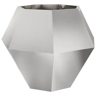 vidaXL Pflanzkübel 100 x 100 x 80 cm Silber
