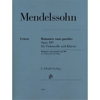 Henle, Günter Romance sans paroles op. 109