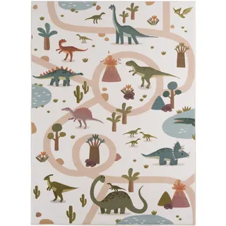 KADIMA DESIGN TINO Kinderteppich 80 x 150 cm Creme