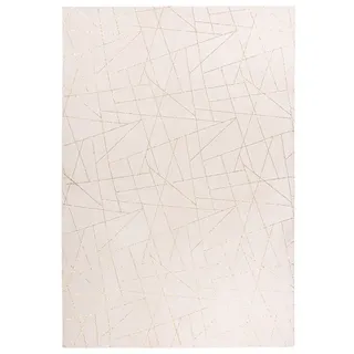 freiraum Teppich Bijou, in Creme / Gold, 100% Polyester - 230x160cm (LxB) goldfarben
