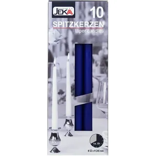 Spitzkerzen blau, ca. 22 x 240 mm, 10 Stück/Pack