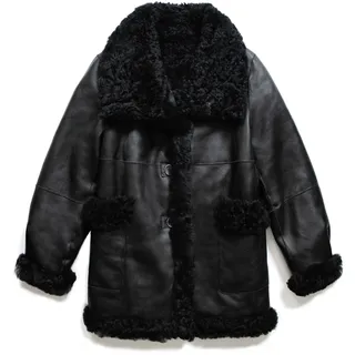 Just things we like Wintermantel MIO Reversible Shearling Coat schwarz L