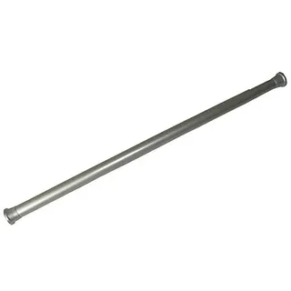 DUSCHVORHANGSTANGE TELESKOPSTANGE KLEMMSTANGE FÜR DUSCHVORHANG! (190-300 cm, Silber matt) Gardinenstange