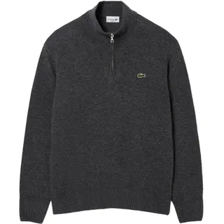 LACOSTE Pullover Classic 1/4 Zip, grau