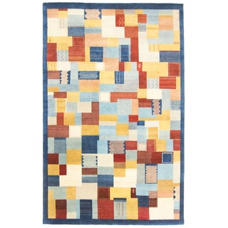 Morgenland Gabbeh Teppich - Loribaft Perser - Awaro - blau - 200 x 150 cm - rechteckig