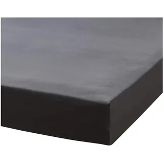 Traumschlaf Spannbettlaken Baumwolle-Jersey 180 x 200 - 200 x 200 cm grau