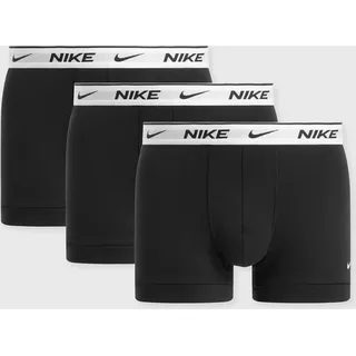 Nike Essential Cotton Stretch Trunk Boxershorts schwarz/weiß L 3er Pack