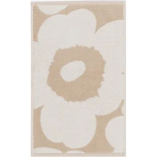Gästehandtuch MARIMEKKO "UNIKKO", beige,weiß, B:30cm L:50cm, Frottee, Obermaterial: 100% Baumwolle, Handtücher, 100% Baumwolle, angenehm weich, 30 x 50 cm