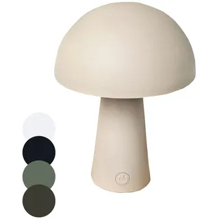 Anna ́s Collection Tischleuchte Pilzform Sand 3 St.