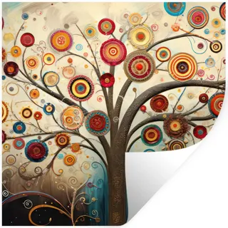 WANDTATTOO Baum - Baum des Lebens - Farbe Wanddeko 50x50 cm