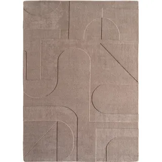 Teppich Wohnzimmer Skandinavisch Pflegeleicht Waschbar Schlafzimmer OEKO-TEX Beige 160x230 cm Schadstoffgeprüft – LAVAREDO von Kadima Design