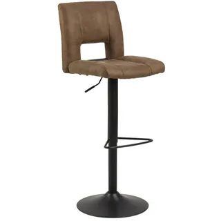 Actona Barhocker 41,5 x 115 x 52 cm Hellbraun/Schwarz