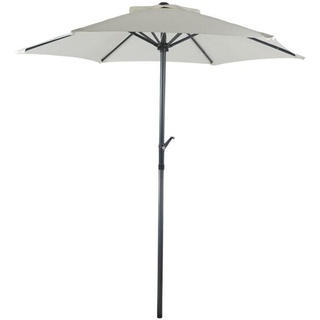 Sonnenschirm / Balkonschirm ø180 cm beige, VCM