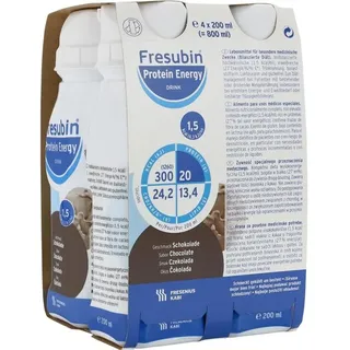 Fresubin Protein Energy Drink Schokolade Trinkflaschen 4x200 ml