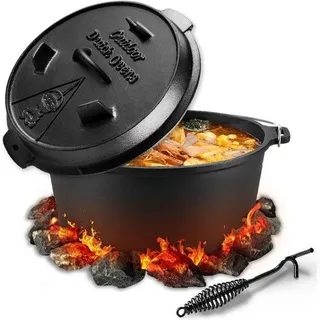 Famanu Dutch Oven 9 Liter - Ideal für Eintöpfe und Gulasch