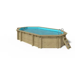 OKU Holzpool EMOTION-FUN Oval