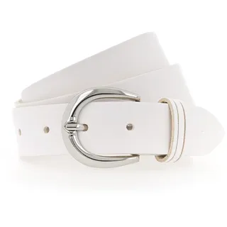 TAMARIS Gürtel Essential Classics TB0001L01 Damen Gürtel Uni weiss 0100 - 90