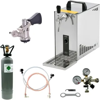 BieTal Bierzapfanlage Bierkühler Zapfanlage 30 Liter/h Exklusiv Line ohne CO2 KEG Korb