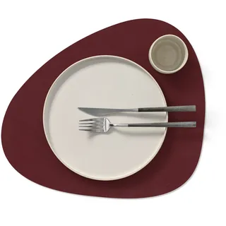 LIND DNA Tischset Curve L Nupo - Burgundy