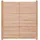 Rhombus-Sichtschutzzaun 1x Elemente 180 180 2x Holz-Pfosten