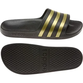 adidas Adilette Aqua Core Black / Gold Metallic / Core Black 40 1/2