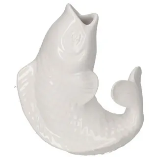 Giftcompany Mamsell Koi Fisch Vase weiß 15,5cm