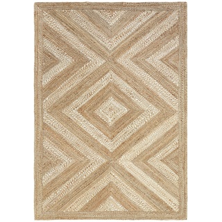 Teppich HEINE HOME Teppiche Gr. B/L: 190 cm x 290 cm, 3 mm, 1 St., beige (natur) Esszimmerteppiche