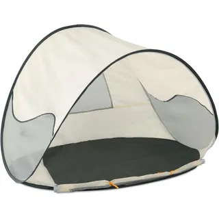 Deryan Luxus Pop-Up Strandzelt - Leichtgewicht - UV 50+ Schutz - Creme