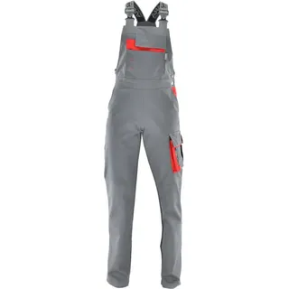 SARA Workwear Damen Latzhose HERA" 250 g/m2 aus Baumwolle Grau 34"