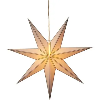 Star Trading Papierstern Nicolas 80 cm creme/gold