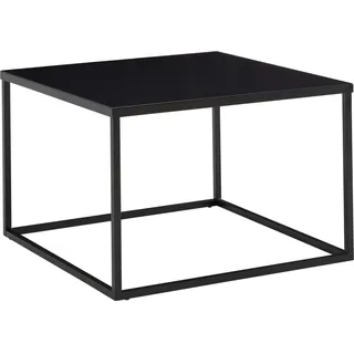 FineBuy Couchtisch Schwarz Metall 60 x 60 x 40 cm