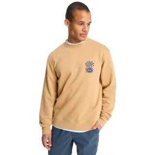 QUIKSILVER Sweatshirt Salt Water Graphic Khaki XL