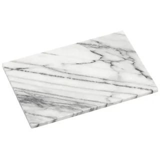 Premier Housewares Schneidbrett, 30,5 x 20,5 cm, weißer Marmor, grau, 21x31x2