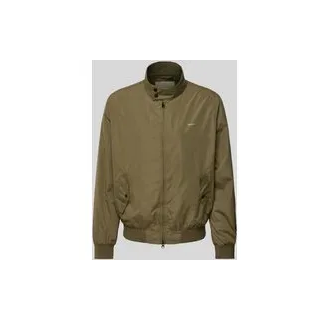 Jacke mit Label-Details, Oliv, XL