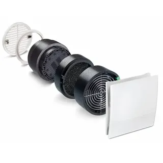 LUNOS Lüftungseinschub e2 kurz Ø 30 m3/h ? für Wandstärken ab 250 mm, ? Wärmerück...