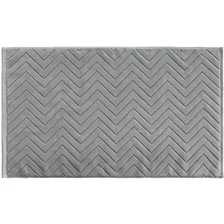 Intirilife Duschvorleger Dunkel Grau 80 x 50 cm