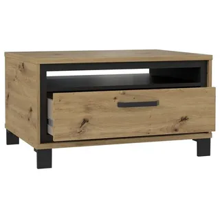 FORTE Couchtisch in Artisan Eiche / Schwarz Eiche - 80x44,8x60cm (BxHxT) schwarz