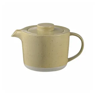 BLOMUS Teekanne Sablo Steingut, Edelstahl, Savannah, 1 L, 64378