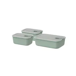Mepal EasyClip Frischhaltedose grün 0,7 l 3-teilig
