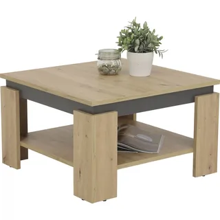 Hela Couchtisch Tim grau Eiche 68 x 41 x 68 cm
