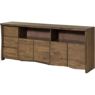 Massivmoebel24 Sideboard 200 x 80 x 45 cm braun