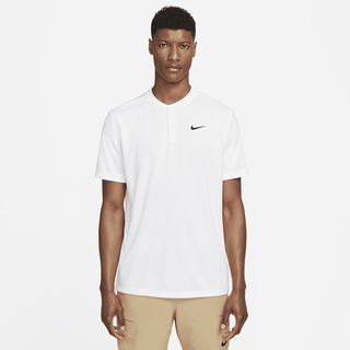 NikeCourt Dri-FIT Tennis-Blade-Poloshirt für Herren - Weiß, L