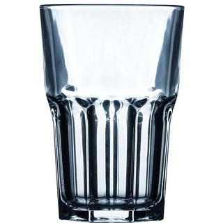 Arcoroc Longdrinkglas Granity, Glas gehärtet, Longdrink stapelbar 420ml Glas gehärtet transparent 6 Stück 420 mlExtraTrade Erik Tschierlei