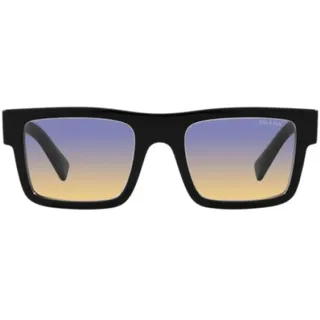 Prada Sonnenbrille PR 19 WS 1AB06Z Black Clear Fifty Yellow/Dark